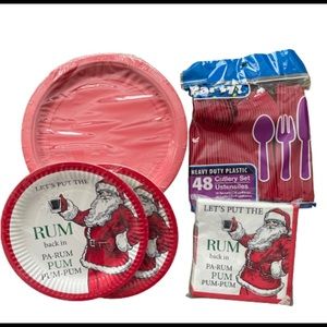 Put the RUM back in pa-rum pum pum-pum red Christmas party pack bundle